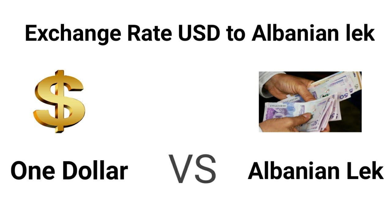 Today American Dollar Rate In Albanian Lek Albania Currency YouTube 200-200
