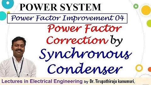 PS116 Power Factor Correction by Synchronous Condenser