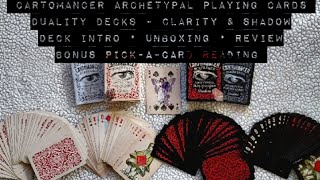 ♦️♠️Cartomancer Archetypal Playing Cards♣️❤️ 📣🃏❕️Deck Intro•Unboxing•Review❕️🃏📣 *BONUS PICK-A-CARD*