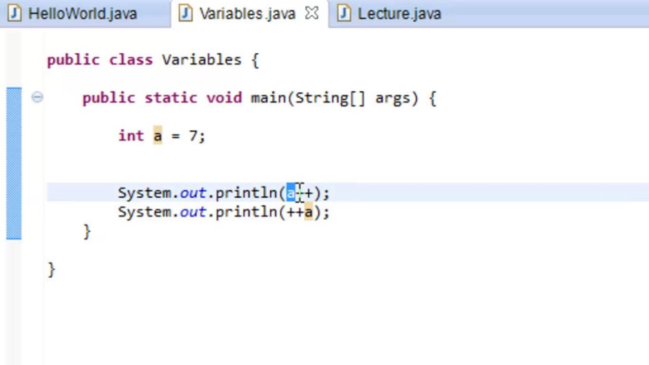 PROGRAMMER EN JAVA (Débutant) - 17 - L'incrémentation et la ...
