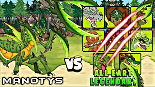 New Dynamon Manotys vs All Earth Legendarys Dynamons ☠️ Battle In Dynamons World||#dynamonworld screenshot 3