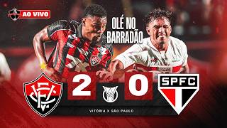 🔥 AO VIVO! VITÓRIA 2X0 SÃO PAULO | DIRETO DO BARRADÃO