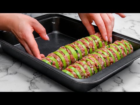 Vídeo: Abobrinha Com Carne Picada No Forno: Passo A Passo Da Receita De Botes De Verduras Com Recheio, Fotos E Vídeos