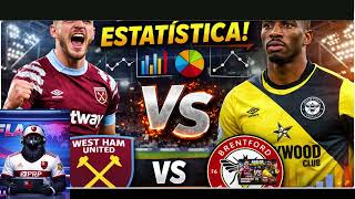 West Ham x Brentford 🔥 Análise Estatística Completa | Tendências, Gols e Melhores