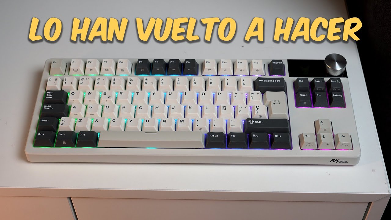 ¿El nuevo MEJOR TECLADO MECÁNICO calidad precio ISO ESPAÑOL? Royal Kludge S85 Review