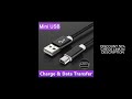 Mini USB Type A Male to Mini USB Charge Data Cord For Hero 3+,PS3 Controller MP3 MP4 Player Car DVR