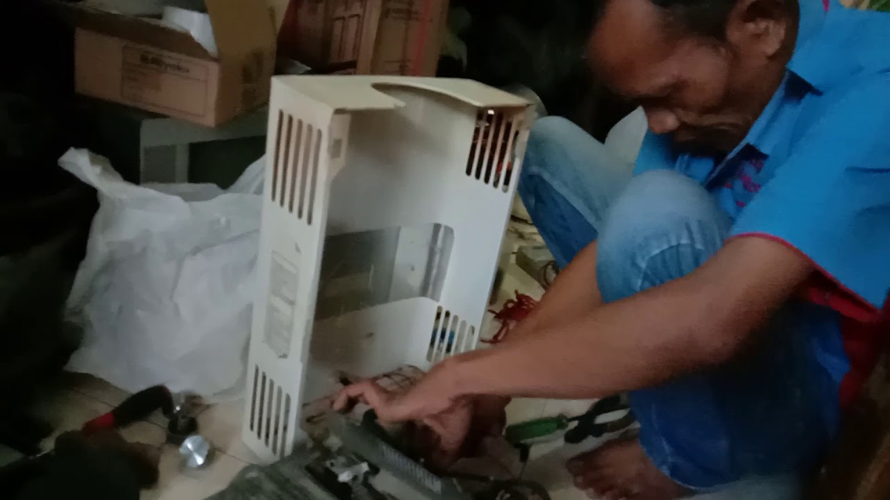 Cara memperbaiki water heater gas lpg
