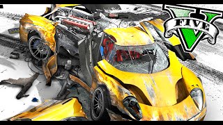 COCHES SUPER DEFORMADOS WTF??? GTA V PC MOD DEFORMACIONES EXTREMAS DE COCHES GTA 5 MOD PC Makiman