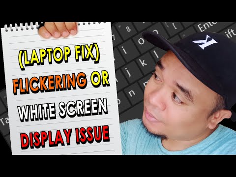 White Screen Display  Laptop Fix