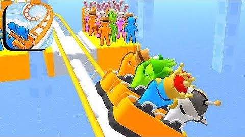 Runner Coaster ​- All Levels Gameplay Android,ios (Levels 69-75)