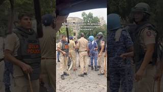 Police Brutality at Jantar Mantar protest was APPALLING!! #fypシ #cjp #jantarmantar #delhiprotest