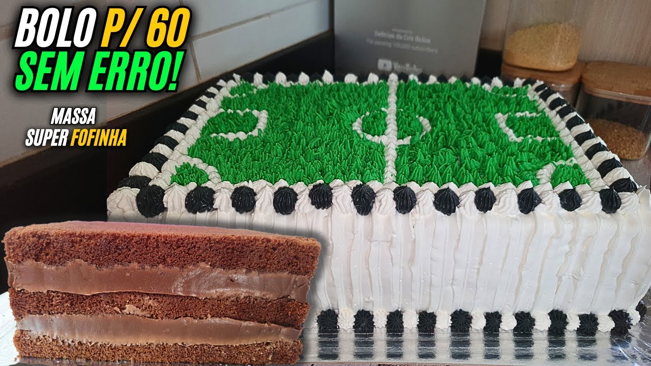 NUNCA MAIS ERRE o Bolo de Festa para 60 Pessoas! (Massa Fofinha ...