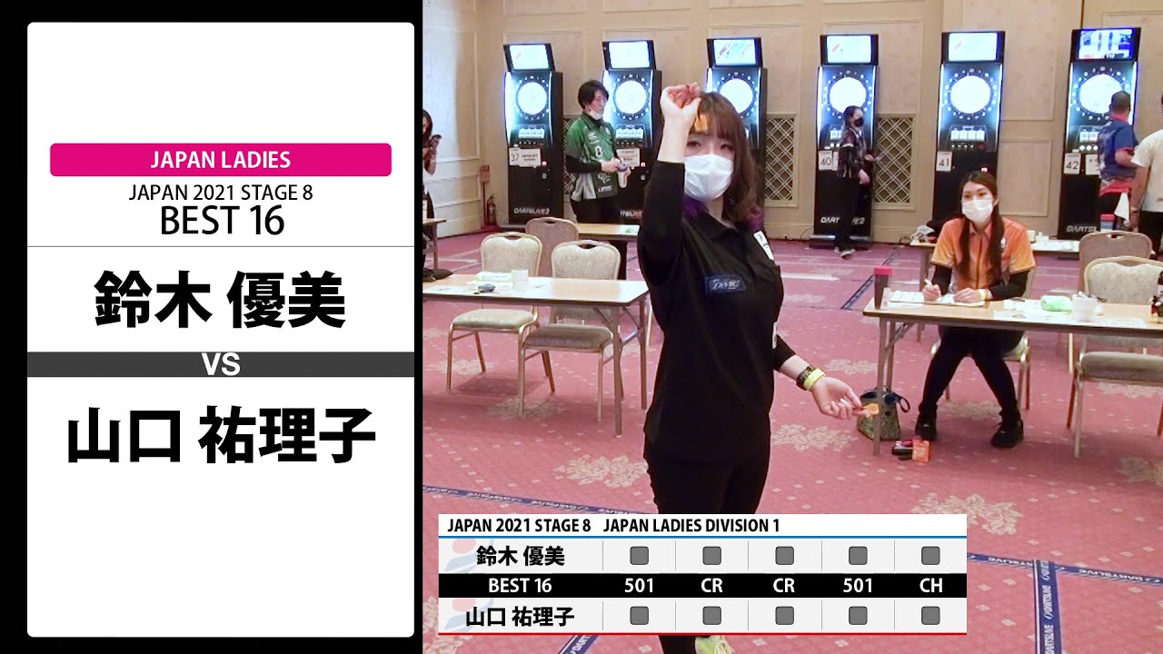 鈴木 優美 Vs 山口 祐理子 Japan 21 Stage8 北海道 Ladies Best16 Youtube