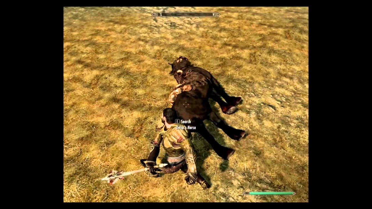 Skyrim Beating A Dead Horse YouTube