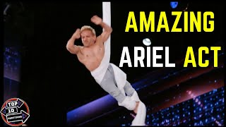 Alan Silva Delivers Stunning Aerial Silks Performance - America's Got Talent |Alan Silva Brother agt