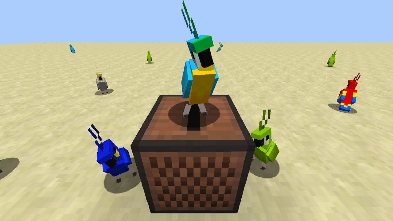 How To Make Parrots Dance In Minecraft