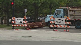 Street closures remain in place as city hosts DNC