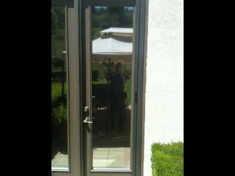 Rollaway Retracting Disappearing Screen Door French Patio