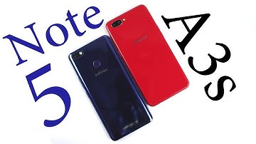 Infinix Note 5 vs Oppo A3s Speed Test, Memory Management test and Benchmark Scores
