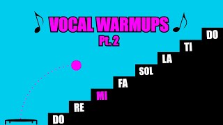 Fun Vocal Warmups PART 2 (Do Re Mi Sing-Along)