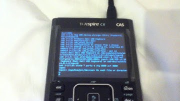 USB Keyboard working on TI-Nspire Linux