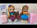 Packing Travel Bags For Camping Trip With baby alive Baby Grows up dolls