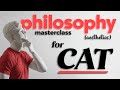 Philosophy Masterclass for CAT VARC - Aesthetics  (Part 5)