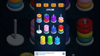 Hoop Sort Puzzle - Color Ring Stack Sorting Game Level 590 Solution