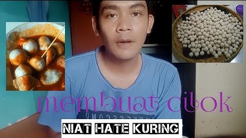 membuat cilok bumbu kacang untuk jualan