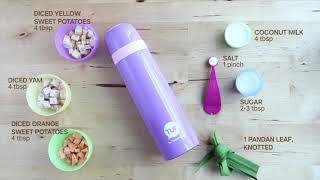 Tupperware Thermal Flask Recipe - Bubur Cha Cha