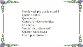 Vasco Rossi - Io Ti Accontento Lyrics