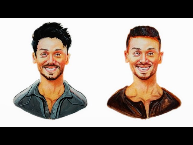 Tiger shroff journey in bollywood | Tiger shroff drawings | #shorts class=