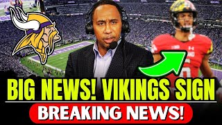 ⚡ BIG NEWS! VIKINGS SIGN UNDRAFTED ROOKIE WR TO RECORDBREAKING CONTRACT!  VIKINGS NEWS TODAY!