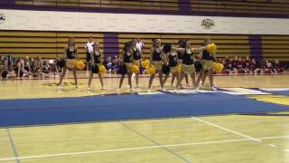 TMS Cheer Home Pom Routine 2016