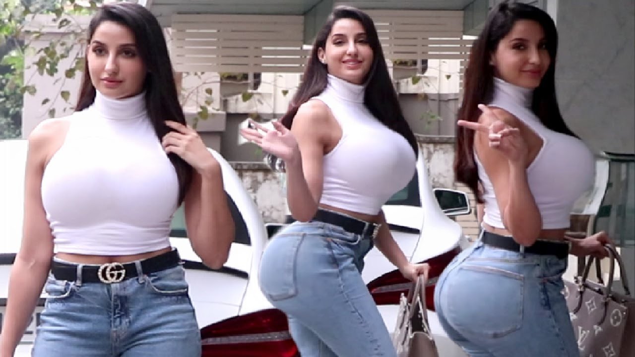 Nora Fatehi pairs ₹4 lakh bag with chic white crop top and denims, see pics