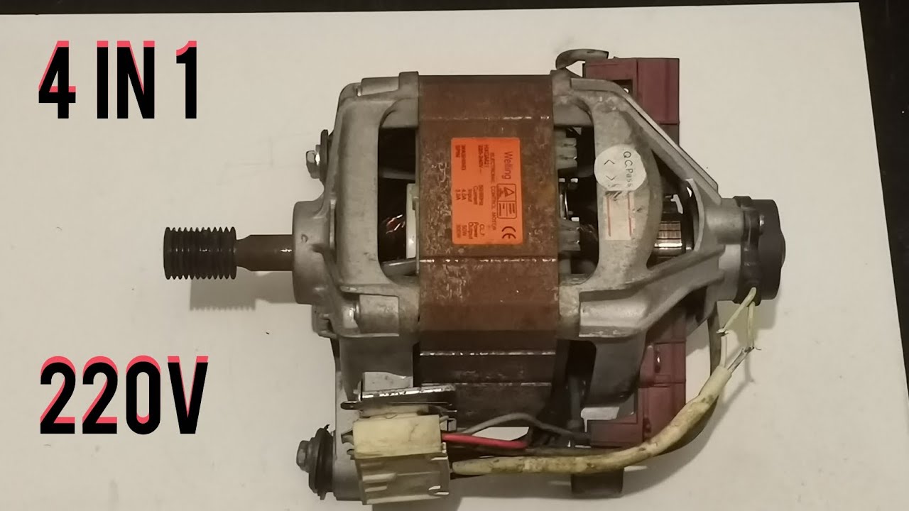 Я переделал двигатель стиральной машины в генератор 