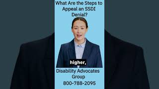 What are the Steps to Appeal an SSDI Denial?  #ssdi #disabilitybenefits #appeals