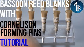 How To Make BASSOON REED BLANKS Using The CORNELISON FORMING PIN & MANDREL SET (LC Double Reeds) screenshot 4
