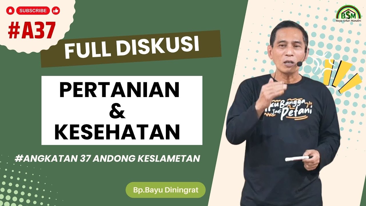 Diskusi Kesehatan & Pertanian Bp Bayu Diningrat
