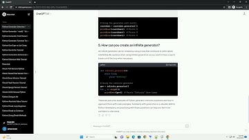 python generator interview questions