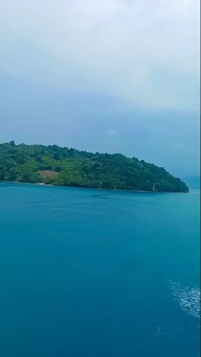 KEINDAHAN PEMANDANGAN DI TENGAH LAUT😱🏝🏞⛴