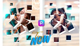 Tutorial Polaroid photo collage in PicsArt