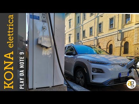 Una settimana con la KONA elettrica di HYUNDAI. PLAY da GALAXY NOTE 9 PIE.