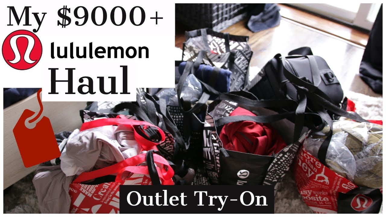 My $9000+ Lululemon Haul Las Vegas Outlet (Try-On) - YouTube