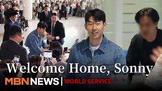 [LIVE] Son Heung-min Returns to Hero’s Welcome After First Trophy With Spurs [MBN News7]