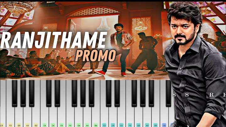 Ranjithame Promo | Varisu | Thalapathy Vijay | EASY Piano Cover with NOTES