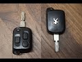 Peugeot 607 key fob battery replacement - EASY DIY