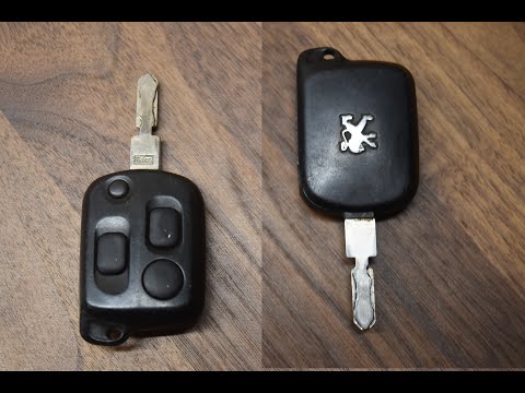 Peugeot 607 key fob battery replacement – EASY DIY