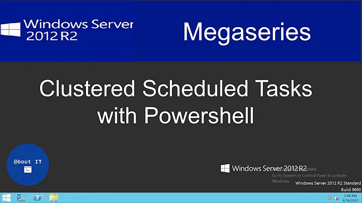 Configure Clustered Scheduled Tasks with Powershell on Windows Server 2012 R2