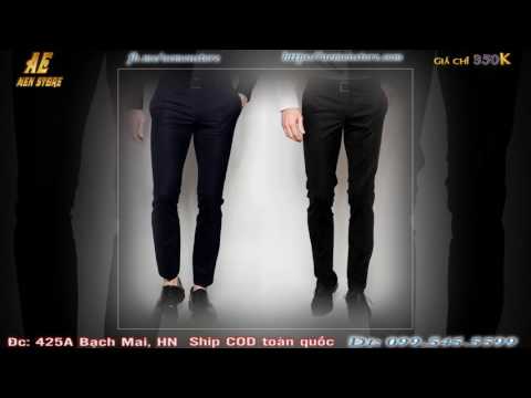 Quần tây nam Hàn Quốc ống côn hàng hiệu 100% | Quần tây nam lửng ống ôm đẹp dáng trẻ, hợp công sở | áo sơ mi nam hàng hiệu